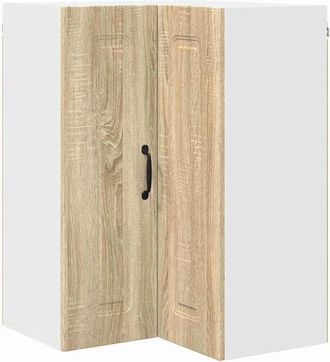 vidaXL Kitchen Wall Cabinet Sonoma Oak 57 x 57 x 80 cm Engineered Wood vidaXL