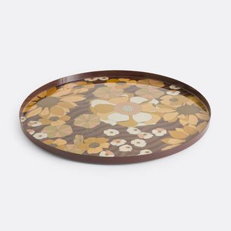 La Redoute Interieurs Rond dienblad in staalmetaal, Solanne