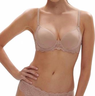 Simone P&eacute;r&egrave;le Reve 3D Plunge Spacer Bra In Peau