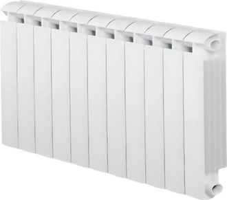 Global Calentador Central De Aluminio Fundido Klass 600 Blanco De 11 Elementos, 1452w