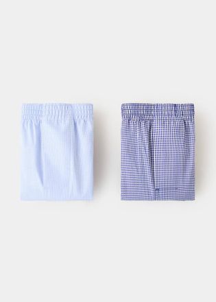 Mango Pack 2 boxer combinati blu - Uomo - XL - MANGO MAN