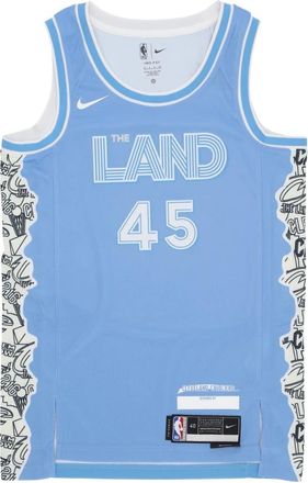 Nike NBA Swingman Tank Top Mitchell 45 - Heren - Fitness - Blauw - M - Polyester - Fitness