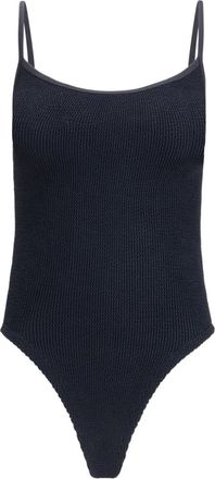 Hunza G Pamela ribbed swimsuit - Black