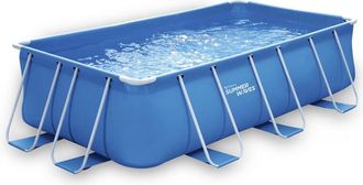 Habitat et Jardin Piscina Tubular - Ludo 1 - 4 X 2 X 1 M - Filtraci&oacute;n Cartucho