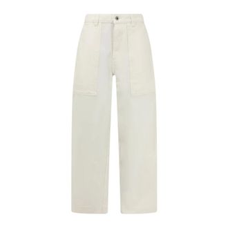 SOEUR Mujer, Pantalones, Blanco, Talla: S