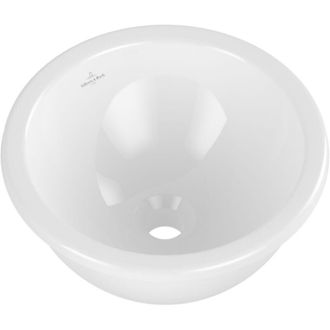 Villeroy & Boch Villeroy&boch - Lavabo Sobre Encimera Redondo 39 X 39 Villeroy Et Boch Loop & Friends Titanceram Blanco Sin Rebosadero
