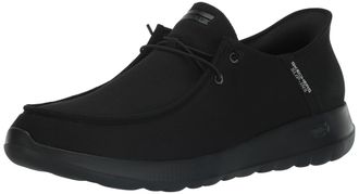 Skechers Mens Gowalk Max Slip-ins-Athletic Slip-on Casual Walking Shoes | Air-Cooled Memory Foam Sneaker, Black, 7 UK