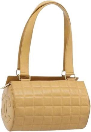 Chanel Pre-owned Handbags, female, Beige, Size: ONE SIZE Pre-owned Hand Bag