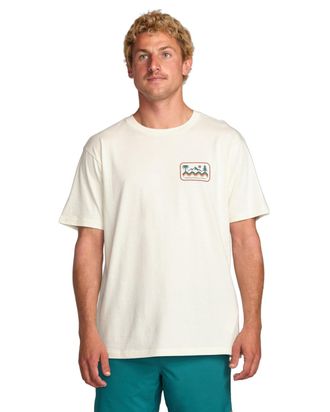 Billabong T-Shirt BILLABONG Range Adiv, Herren, Gr. XXL, weiss (sanftes wei&szlig;), Obermaterial:100% Baumwolle;, Shirts T-Shirt