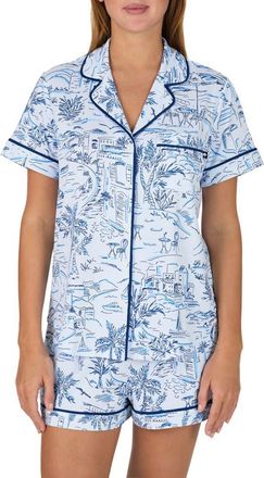 Kate Spade New York print short pajamas in Blue/Print at Nordstrom, Size X-Large