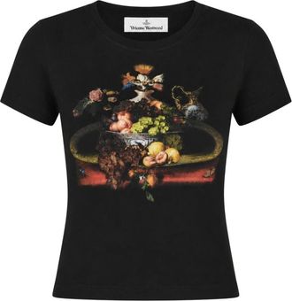 Vivienne Westwood Baby Peru T-shirt - Dames - T-shirts - Zwart - XS - Katoen - Tops