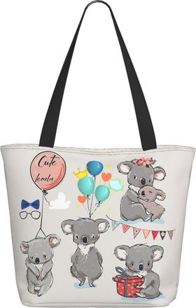 AOOEDM Koala Balloon Ladies Shopping Bag 13x11x7in.The Perfect ValentineS Day Gift.It Is The Best ValentineS Day Gift For Mom, Daughter, Wife,Etc