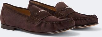 Fendi Mocasines penny Scrunch de ante
