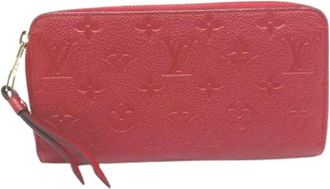 Louis Vuitton Pre-owned Canvas Wallet - Dames - Vintage Accessoires - Rood - ONE Size - Vintage