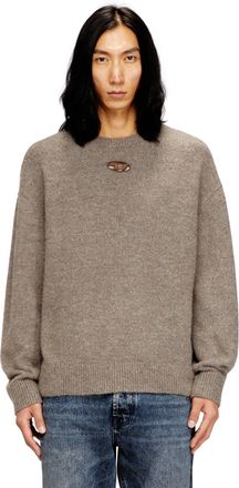 Diesel Jumper in wool and alpaca blend - Knitwear - Man - Beige