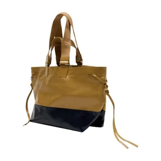Isabel Marant Womens Wardy Tote Multicolor Cowhide