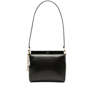 Ferragamo Pre-owned Chained Flap Shoulder Bag - Dames - Pre-owned - Zwart - Maat: ONE Size Leer