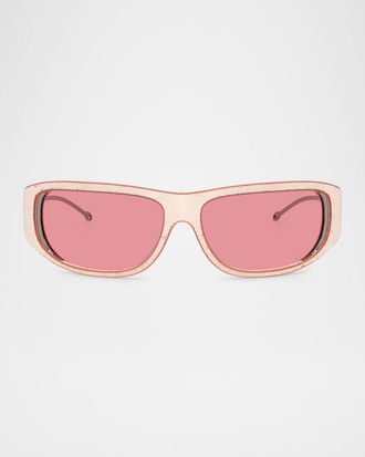 Diesel Mens DL3001 Oval Sunglasses