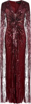 Jenny Packham Abito da sera Gold Rush - Rosso