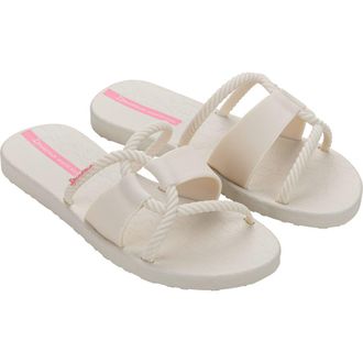 Ipanema Diversa Slide Sandal in Off White/Pink at Nordstrom, Size 6