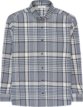 The Goodpeople Saki Overshirt - Heren - Casual Overhemden - Blauw - XL - Katoen - Overhemden