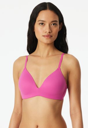 Schiesser Soft-BH SCHIESSER Invisible Soft, Damen, Gr. 70, Cup B, 508, rot, Microtouch, Obermaterial: 70% Polyamid, 30% Elasthan, Basic, Basic, BHs Soft-BH, mit