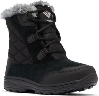Columbia Womens Discontinued Ice Maiden Shorty Snow Boot, Black Grey, 6.5 UK