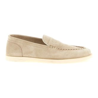 John Lobb Loafers, male, Beige, Size: 11 US Pace Loafers