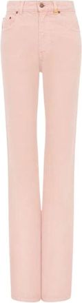 Chlo&eacute; Ballroom Broeken E26 - Dames - Regular Fit Jeans - Roze - W27 - Leer - Jeans