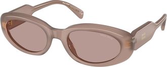Miu Miu MUC01S 28L20I Womens Sunglasses Brown Size 53