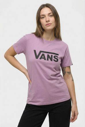 Vans T-Shirt VANS FLYING V CREW TEE, Damen, Gr. XXL, misty mauve, Jersey, Obermaterial: 100% Baumwolle, Rundhals, eingesetzt abgesteppt, Shirts T-Shirt