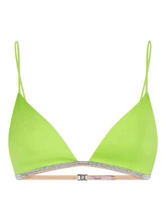 NU&Eacute; Rosie silk bra - Green