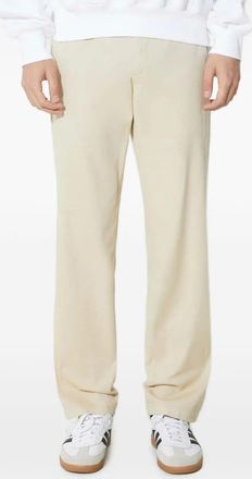 Norse Projects logo-patch trousers - Neutrals