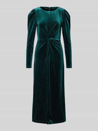 Vero Moda Cocktailkleid aus Samt mit Mohair-Anteil Modell HELLA in Dunkelgruen, Gr&ouml;&szlig;e XL
