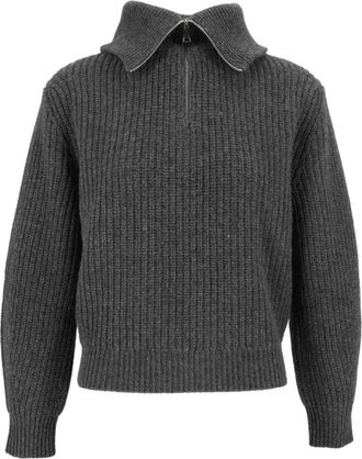 Max Mara Jersey de cuello alto Laser - Knitwear - Mujer - Gris - XS