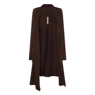 Rick Owens Long Wrap - Dames - Truien - Bruin - Maat: M Wol