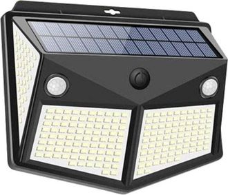 OEM Juego De 3 L&aacute;mparas Solares Para Exteriores, 260 Led, Ip65, Luz De Pared Solar, Reflector Solar, Luz De Pared Impermeable Con Sensor De Movimiento Ari