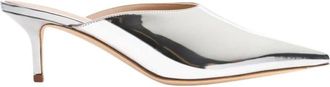 Scarosso Laura Mule - Dames - Muiltjes - Grijs - 38 1/2 EU - Leer - Schoenen