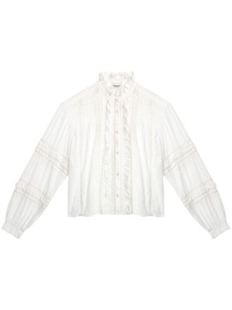 Isabel Marant Valda blouse - women - Cotton - 40 - White