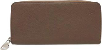 Louis Vuitton Pre-owned Long Wallet (bi-fold) - unisex - Vintage Accessoires - Bruin - ONE Size - Leer - Vintage