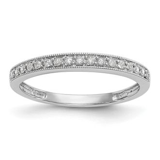 Diamond2Deal 14k Gold Lab Grown Diamond Wedding Band Ring 0.17Ct Clarity- VS Color- G-H