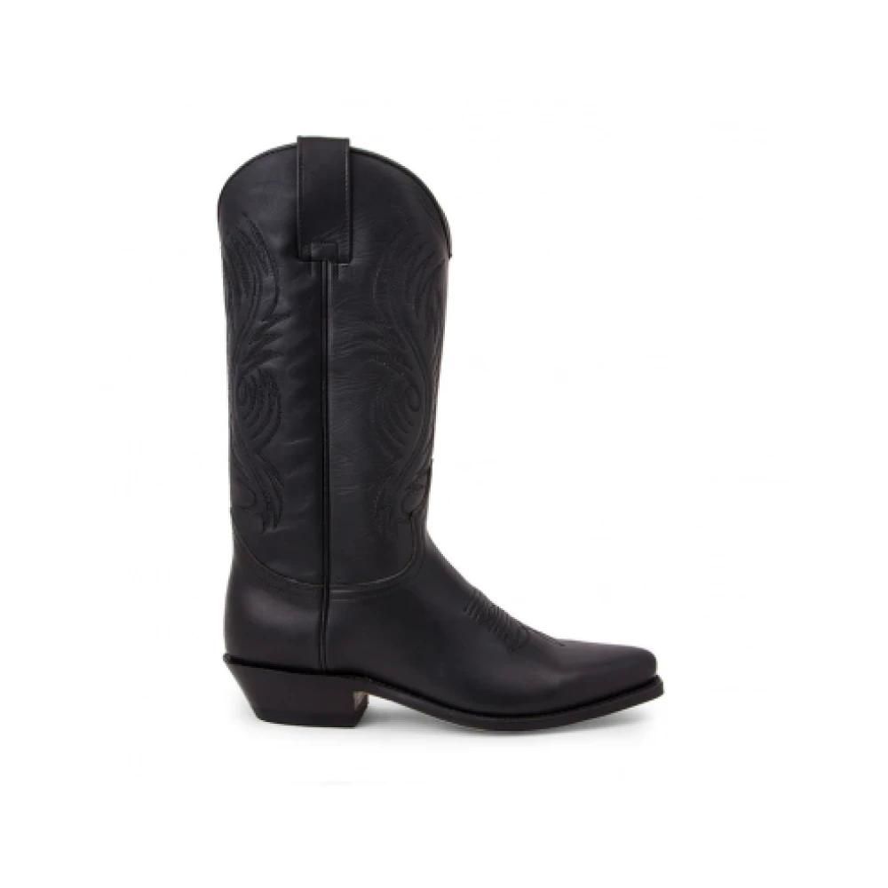 Bottes D'équitation Hautes Femme Sendra 7.5 US - Cuir Noir - Genou - Espagne