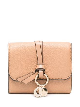 Chloé Alphabet kleine portemonnee - Beige