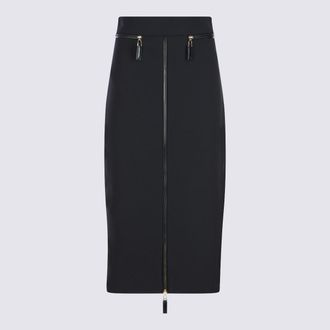 Elisabetta Franchi Skirts Blacks And Greys-Donna