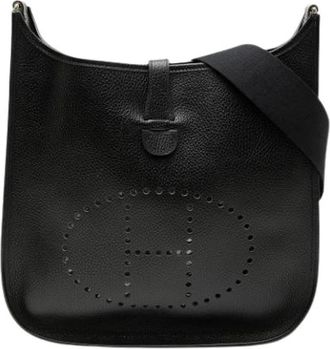 Herm&egrave;s Pre-owned Evelyne GM Schoudertas - Dames - Vintage Schoudertas - Zwart - ONE Size - Leer - Vintage
