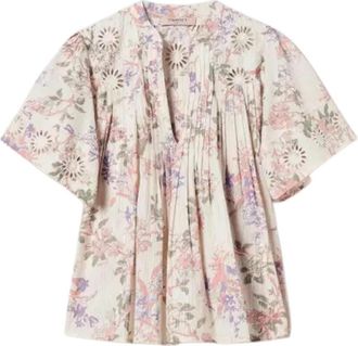 Twinset Stijlvolle Overhemd Set - Dames - Blouses - Veelkleurig - XL - Katoen - Overhemden
