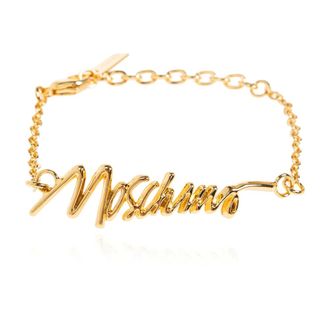 Moschino Bracelets, female, Yellow, Size: S Logo Bracelet