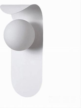 Trade Shop Trade Shop Traesio - Trade Shop - Applique Da Parete Moderno Lampada Decorativa In Metallo Con Sfera Vetro G9 Aq46