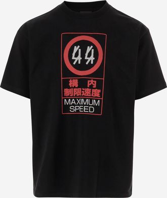 44 Label Group bedrukt katoenen T-shirt