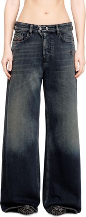Diesel Relaxed Jeans - 1996 D-Sire - Jeans - Woman - Blue